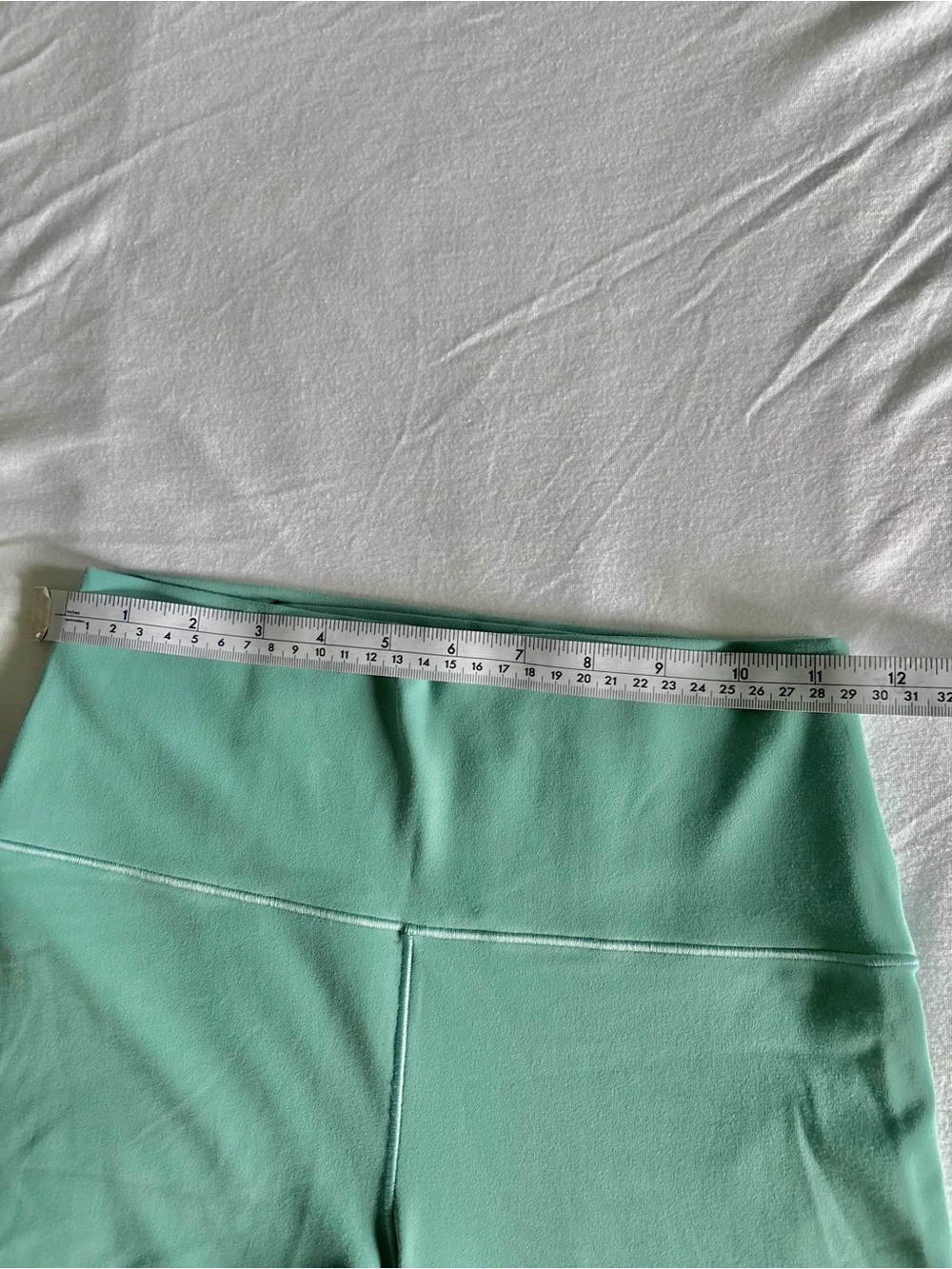 High-Waist Teal Women’s Active Shorts - Picture 4 of 6